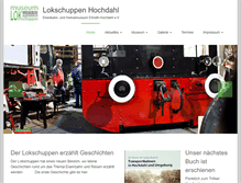 Tablet Screenshot of lokschuppen-hochdahl.de